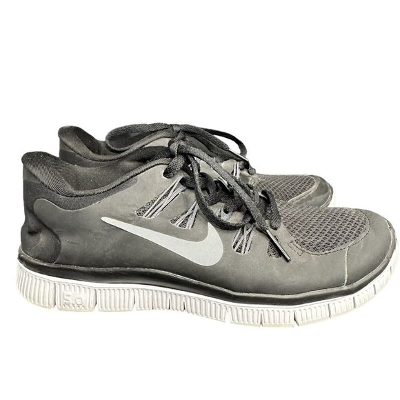 Nike Shoes - Nike Free Run 5.0 Running Shows Women 6.5 Black Grey White Sneakers
